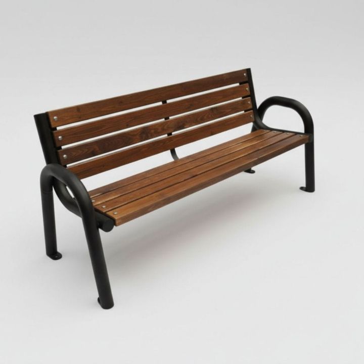 Ławka miejska Primario 100 cm solidna