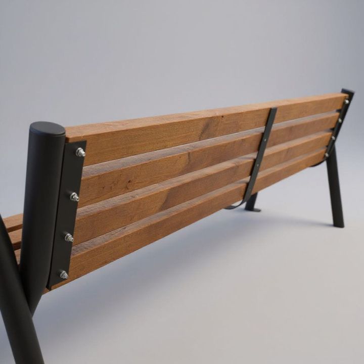 Ławka miejska Primario 100 cm z oparciem
