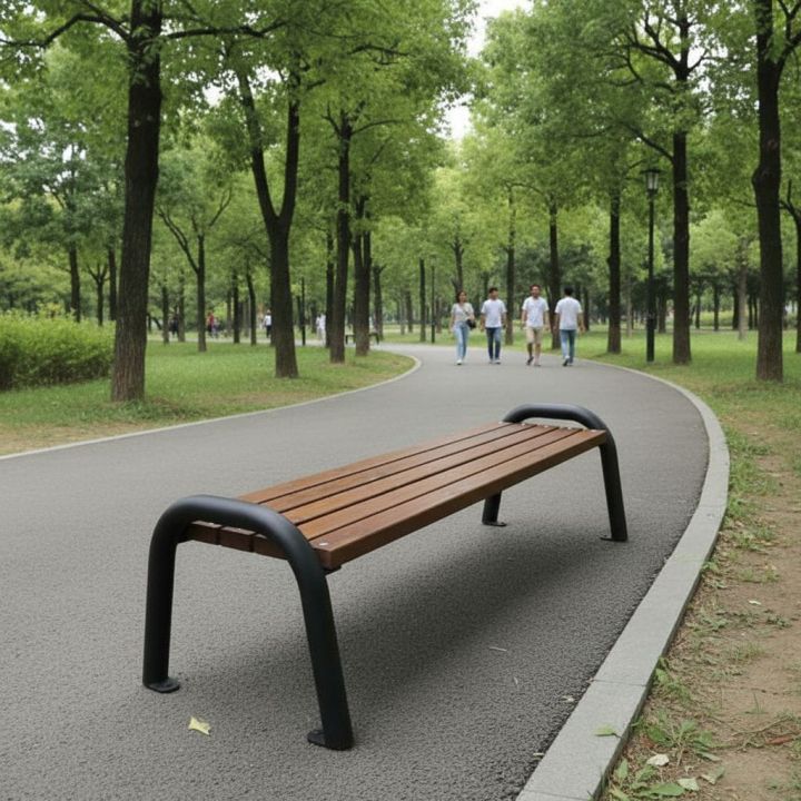 Ławka parkowa Primario 200 cm bez oparcia Polski producent