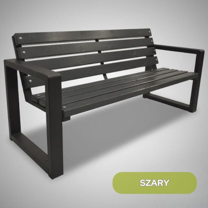 Ławka do domu Grande 175 cm Szary