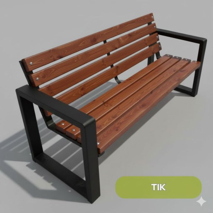 Ławka ogrodowa Grande 125 cm Tik