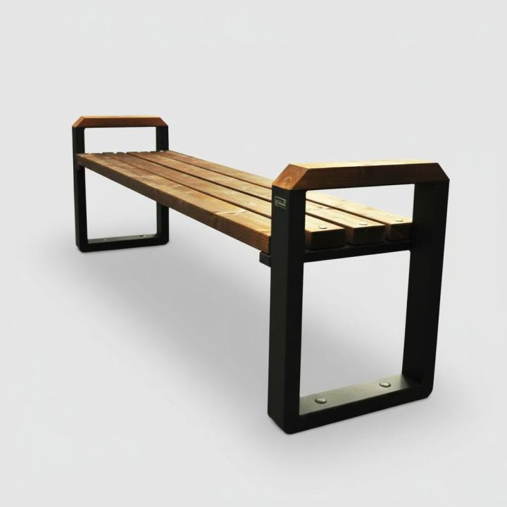 Ławka ogrodowa Poznańska II bez oparcia 175 cm