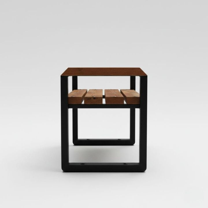 Ławka ogrodowa Poznańska II bez oparcia 175 cm