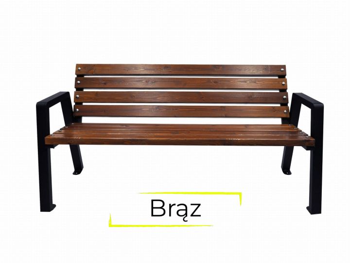 2 Ławka Moderno z oparciem 240 cm brąz.jpg
