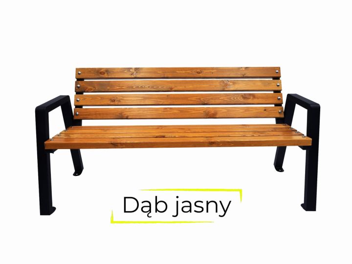 2 Ławka Moderno z oparciem 240 cm dąb jasny.jpg