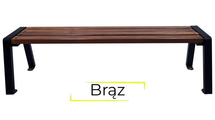 2 Ławka Moderno bez oparcia 150 cm brąz.jpg