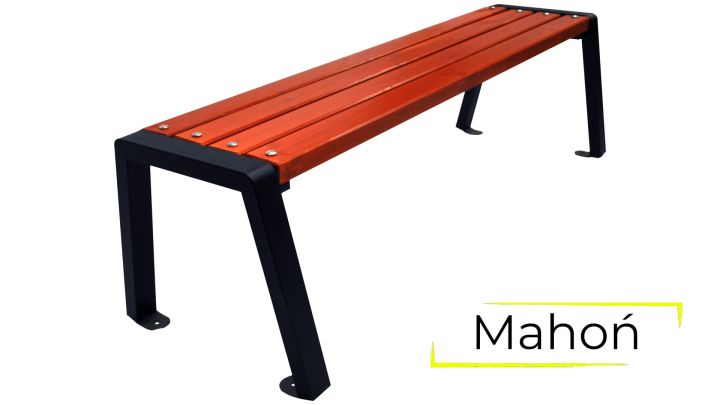 Ławka Moderno bez oparcia 150 cm mahoń.jpg