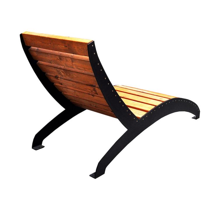 Zestaw mebli ogrodowych leżak ze stolikiem Brico