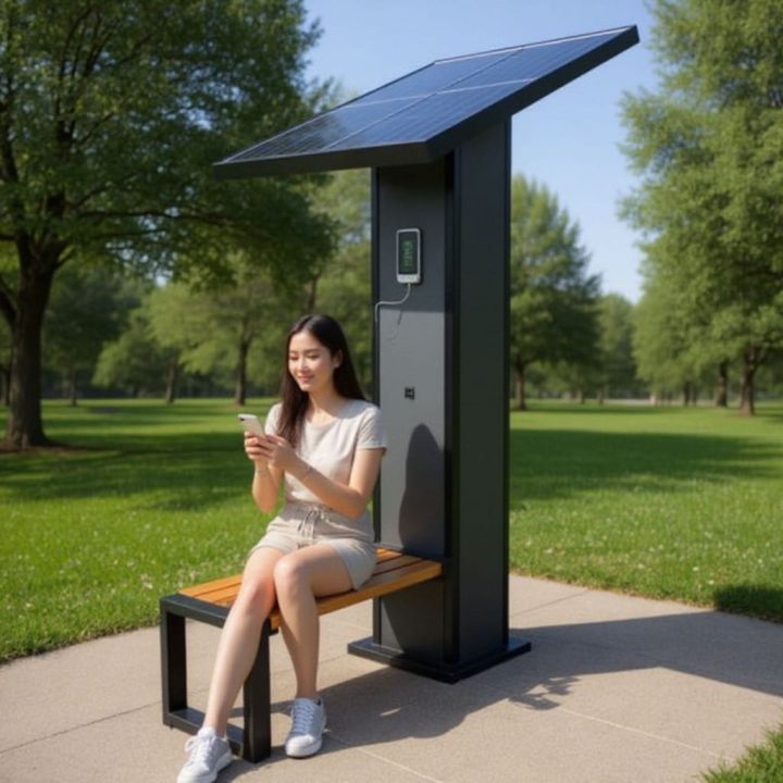 Ławka solarna przysiadka Solare II.jpg